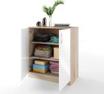 Скрин Сити 3009 сонома арвен/бяло гланц