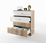 Скрин Сити 3003 сонома арвен/бяло гланц