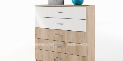 product - Скрин Сити 3005 сонома арвен/бяло гланц