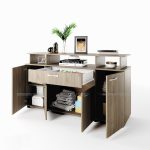 Многофункционален скрин Сити 3056 орех адмирал