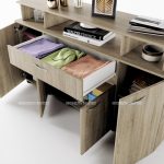 Многофункционален скрин Сити 3056 дъб сонома тъмна