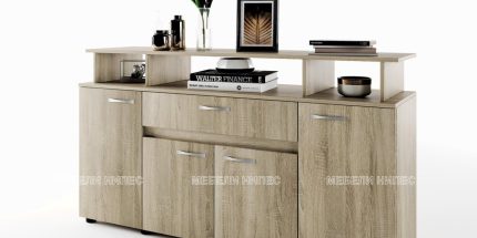 product - Многофункционален скрин Сити 3056 дъб сонома тъмна