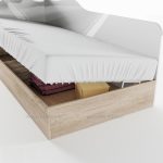 Единично легло Сити 2004 сонома арвен/бяло гланц