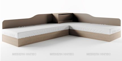 product - Спален комплект с ъглови легла Сити 7064 мока