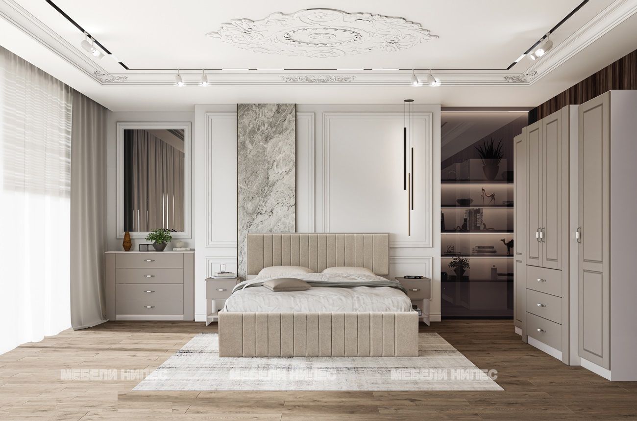 Спален комплект Бутик 180-200 - лукс модел Спален комплект Бутик – за матрак 180/200 см