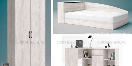 product - Детска стая с приста Дани бланко – Промо цена