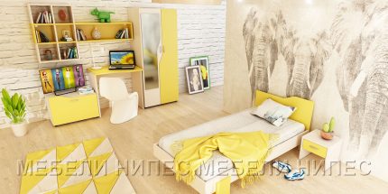 product - Детска стая Куин за матрак 90/200 см