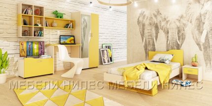 product - Детска стая Куин за матрак 90/200 см