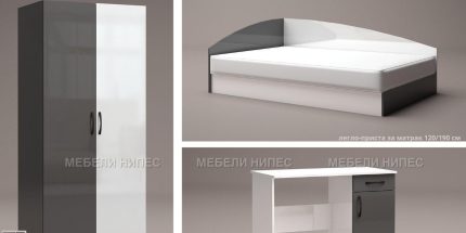 product - Детска стая с приста Моник грей гланц – Промо цена
