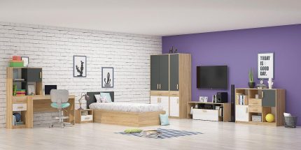 product - Модулна детска стая Сидни сонома  – вариант 23