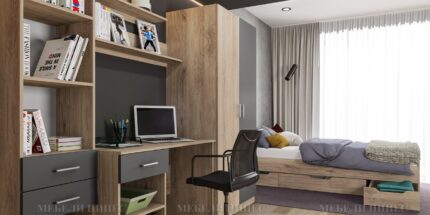 Детска стая Сити 5030 за матрак 90/200 см – Промо цена