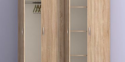 product - Гардероб Аполо 6 сонома светла