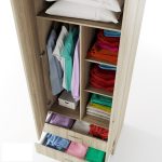 Гардероб двукрилен Сити с чекмеджета 1008 сонома