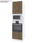 Кухненски модули: лице орех адмирал / корпус бяло