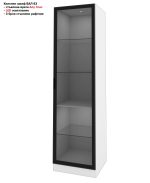 Кухненски модули: лице орех адмирал / корпус бяло