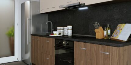 Кухни Сатен - Кухня City 9110 с термоплот