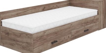 product - Легло с ракла + шкаф Мареа 1 табако крафт – Промо цена