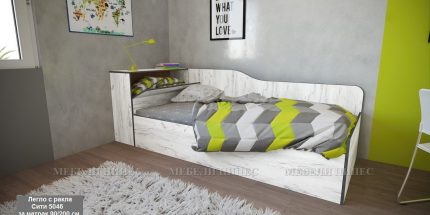 product - Легло с ракла Сити 5046 за матрак 90/200 см