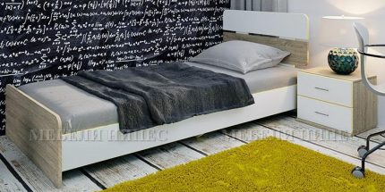 product - Легло с нощно шкафче Сити 2028 за матрак 90/200 см – Промо цена