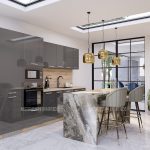 Кухня + термоплот City 9080 с МДФ гланц