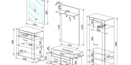 product - Модулно портманто Сити 4082
