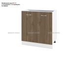 Кухненски модули: лице орех адмирал / корпус бяло