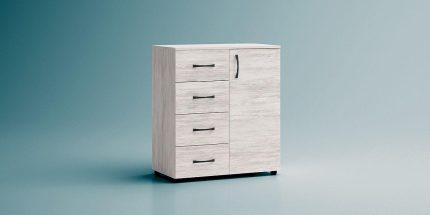 product - Скрин Аполо 5 дъб бланко