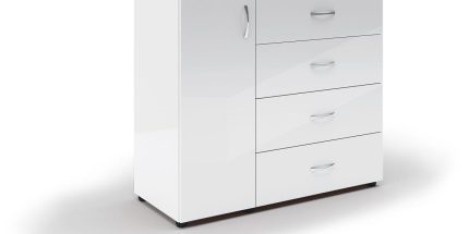 product - Скрин Аполо 7 бяло гланц