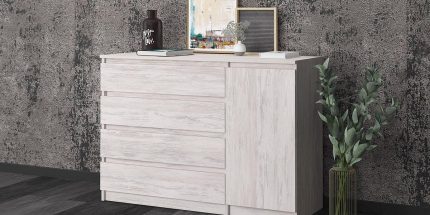 product - Скрин Лео 7 дъб бланко