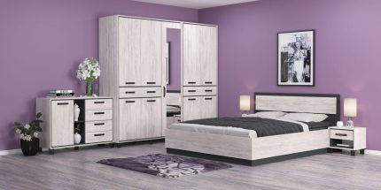 product - Спален комплект + скрин Евелин 1