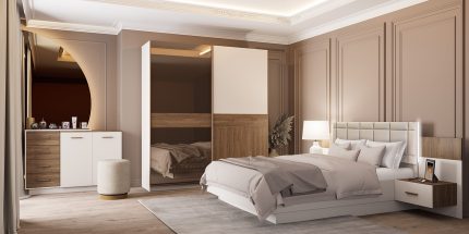 product - Спален комплект със скрин Граф лукс
