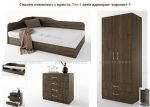Спалня с приста + скрин Лея 4 – 2 варианта