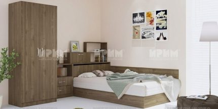 product - Спален комплект с приста Сити 7023 – Промо цена