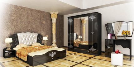 product - Спален комплект + тоалетка Сахара – промо цена + подарък
