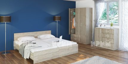 product - Спалня Сити 316 дъб сонома – промо цена
