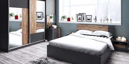 product - Спален комплект + скрин Бруклин – промо цена