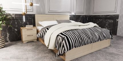 product - Спалня с нощни шкафчета Fiasco с МДФ – Промо цена