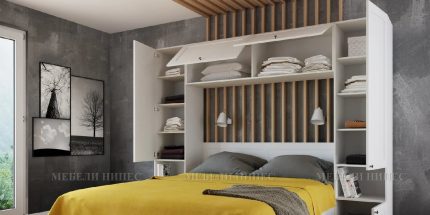 product - Спален комплект Форест с бял мдф – Промо цена