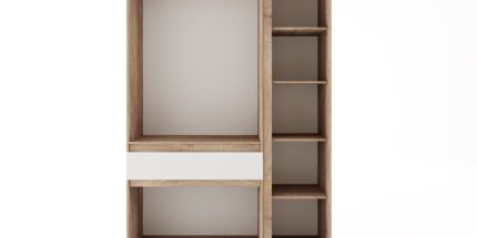 product - Трикрилен гардероб с огледало Класик – К933