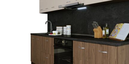 Кухни Сатен - Кухня City 9110 с термоплот