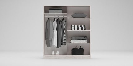 product - Гардероб Аполо 6 дъб бланко