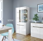 Витрина за дневна BOSS с МДФ бял гланц – Промо цена