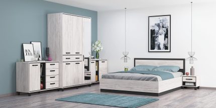 product - Спален комплект + скрин Евелин 2