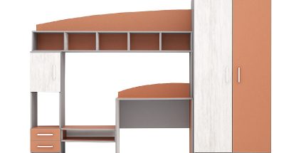 product - Детска стая с ъглови легла Томас 2