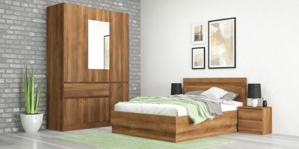 product - Спален комплект Лео 1 амбър (за матрак 140/200)