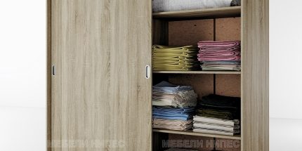 product - Гардероб с плъзгащи врати Сити 1009 сонома