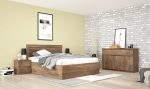 Комплект с висока спалня Лео 201 браун