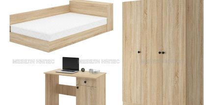 product - Детска стая с приста Смарти 2 сонома – Промо цена