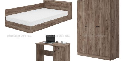 product - Детска стая с приста Смарти 2 табако крафт – Промо цена