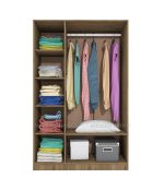 Гардероб трикрилен Сити 1002 орех адмирал